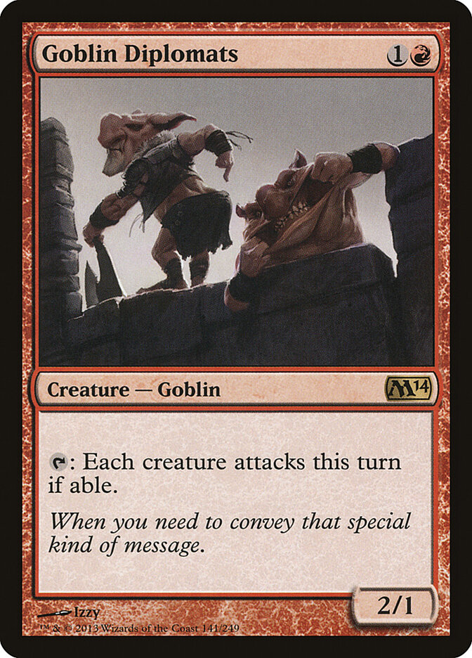 Goblin Diplomats card front