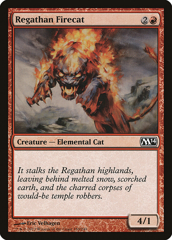 Regathan Firecat card front