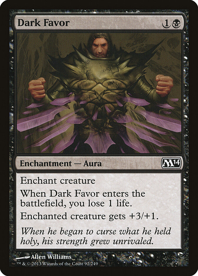 Dark Favor card front