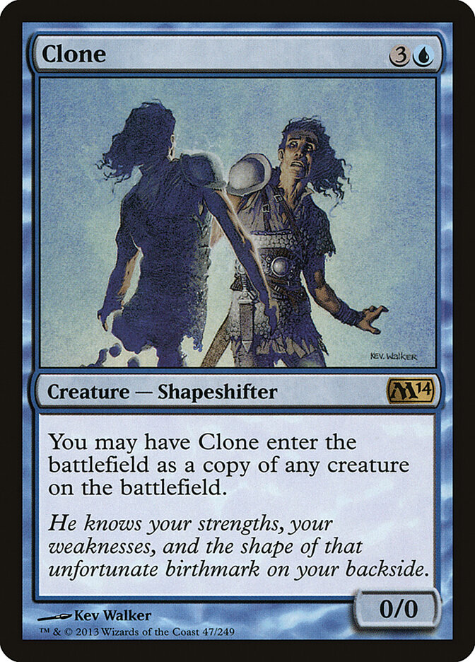 Clone card front