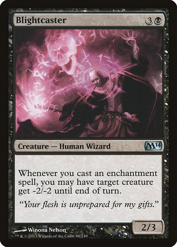 Blightcaster card front
