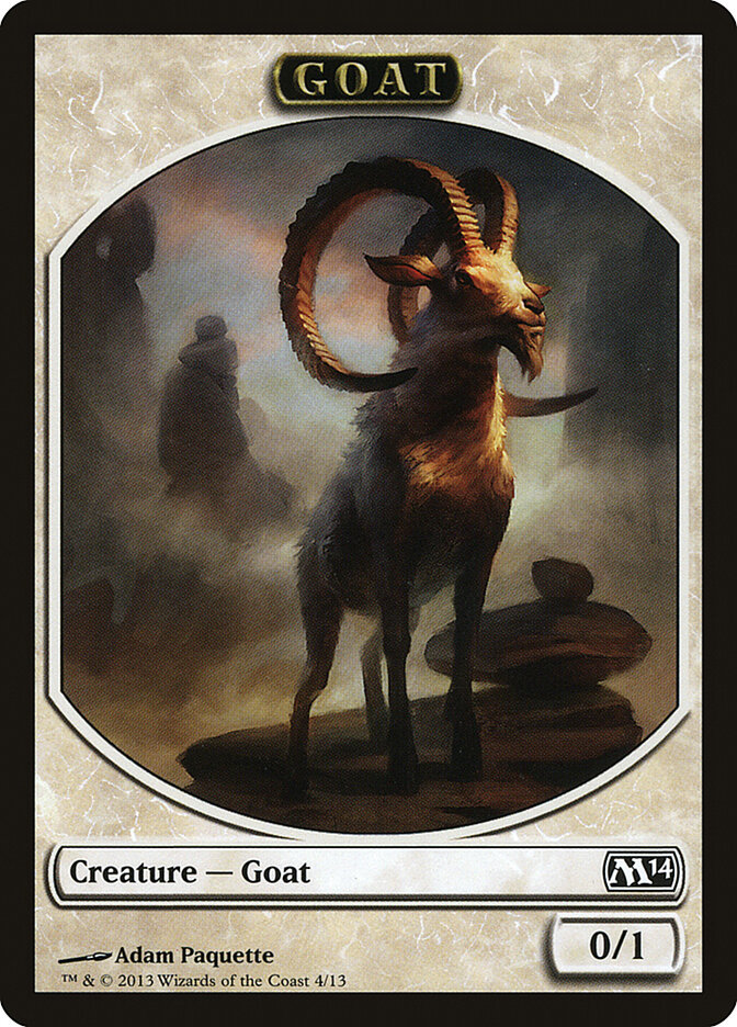 Goat card front
