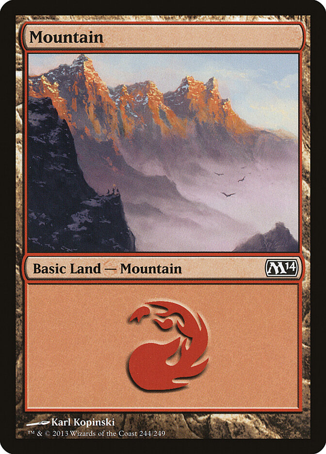 Mountain card front