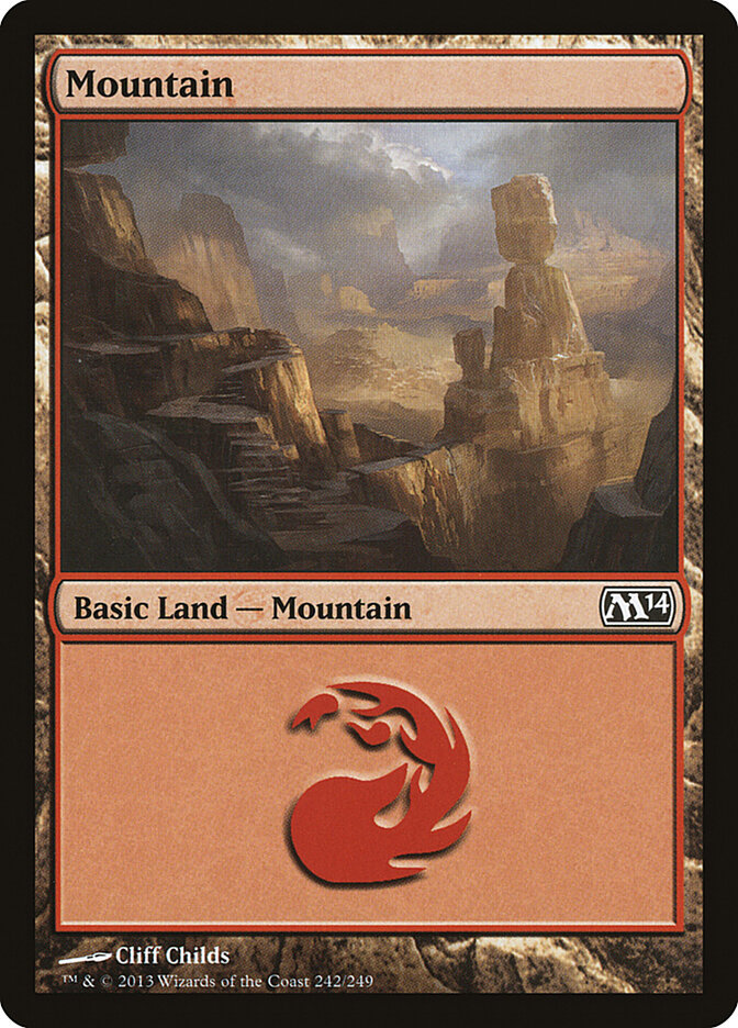 Mountain card front