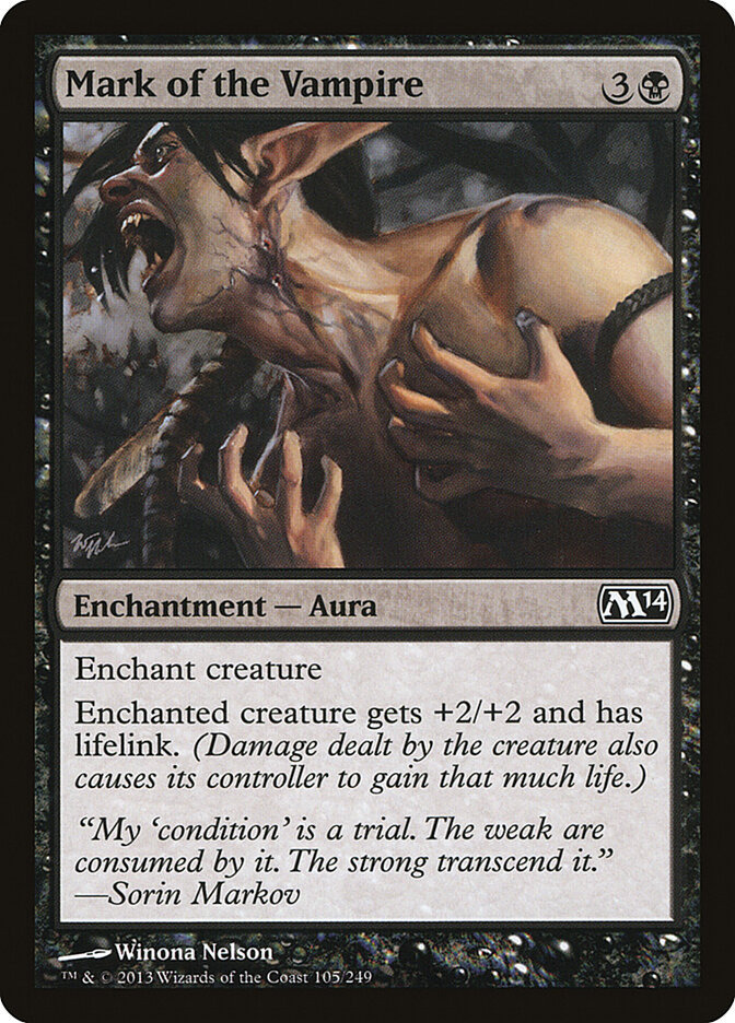 Mark of the Vampire card front