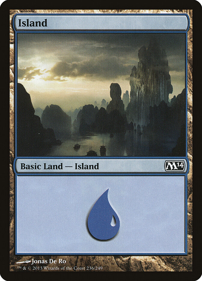 Island card front
