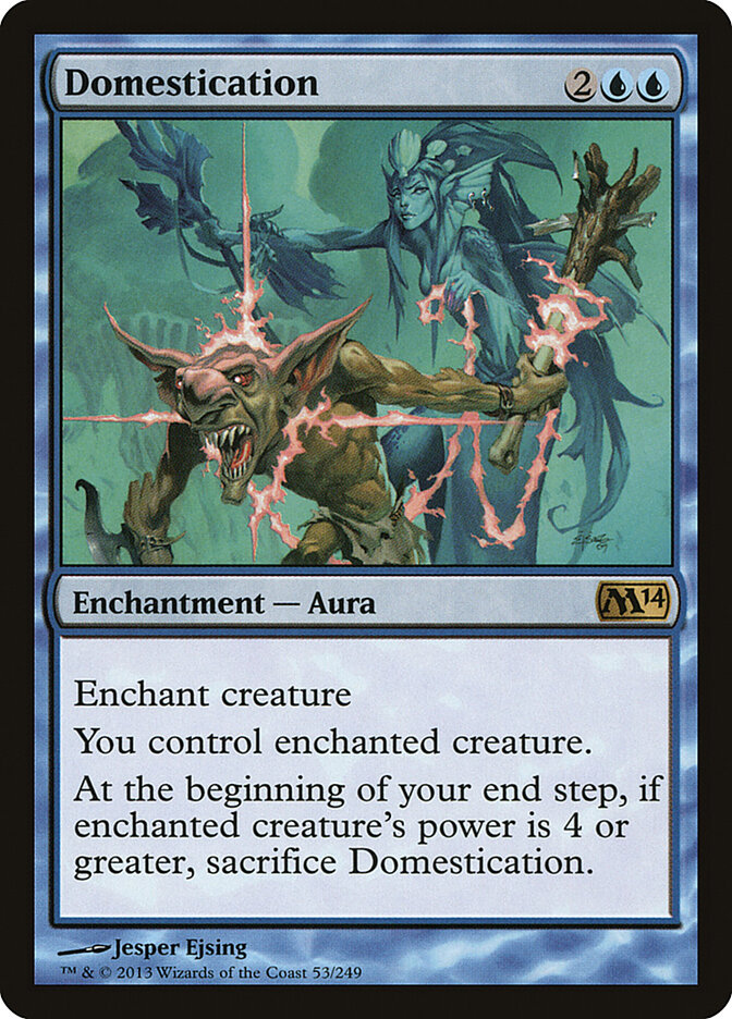 Domestication card front