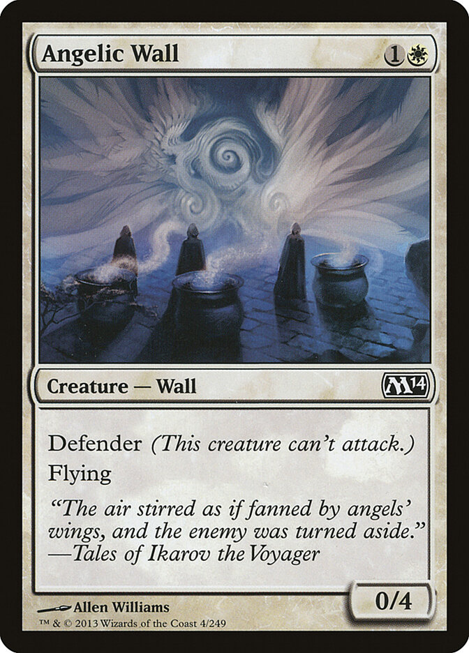 Angelic Wall card front