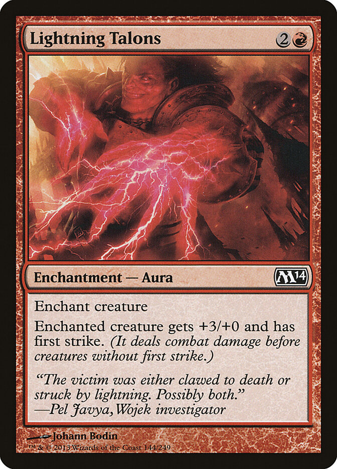 Lightning Talons card front