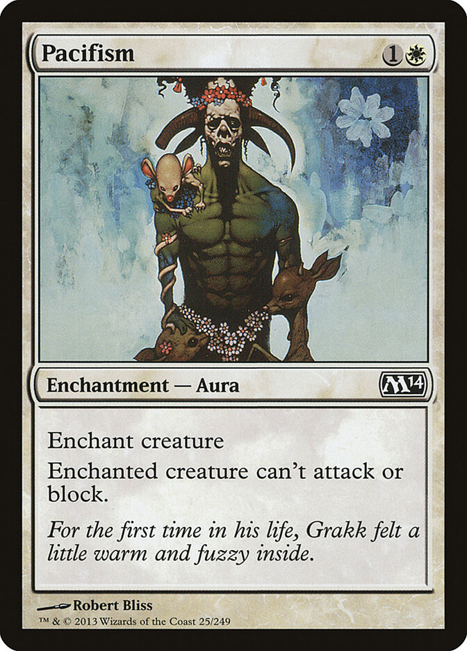 Pacifism card front