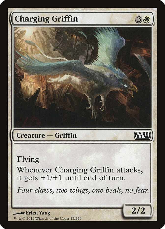 Charging Griffin card front