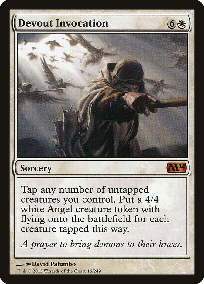 Devout Invocation card front