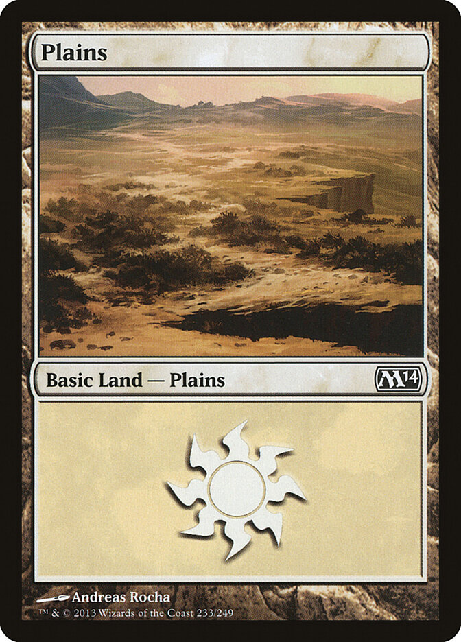 Plains card front