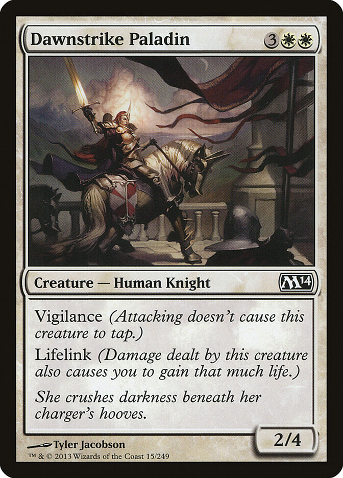 Dawnstrike Paladin card front
