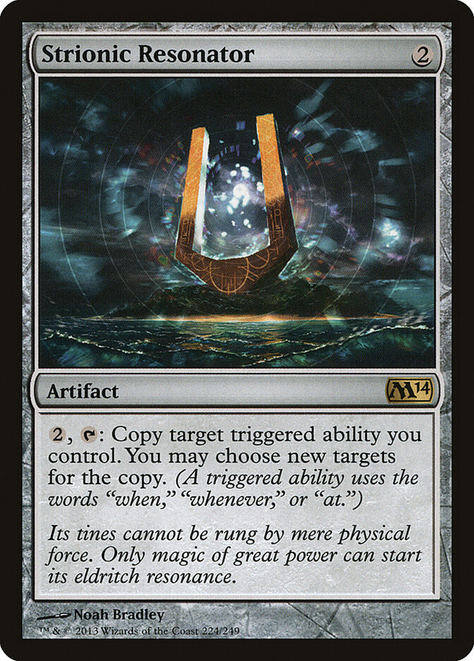 Strionic Resonator card front