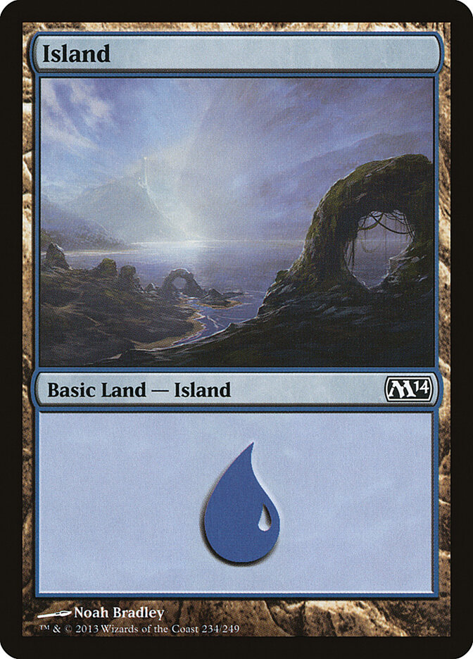 Island card front