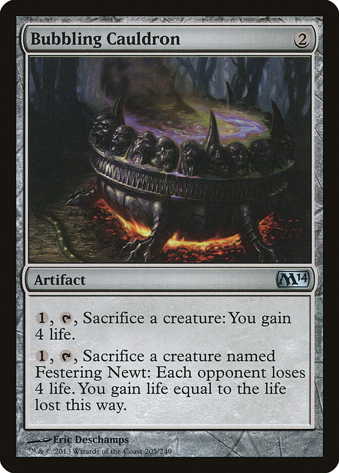 Bubbling Cauldron card front