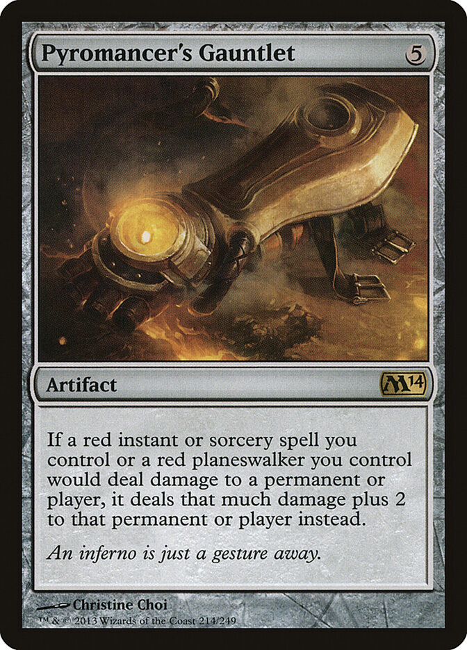 Pyromancer's Gauntlet card front