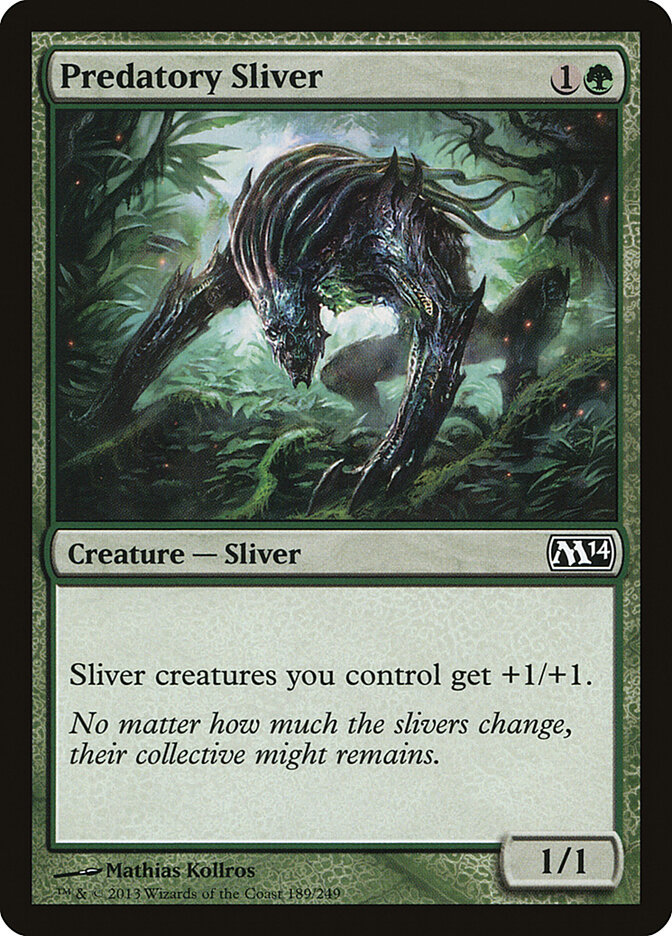 Predatory Sliver card front