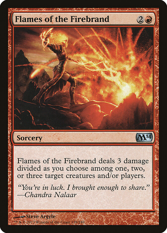 Flames of the Firebrand card front