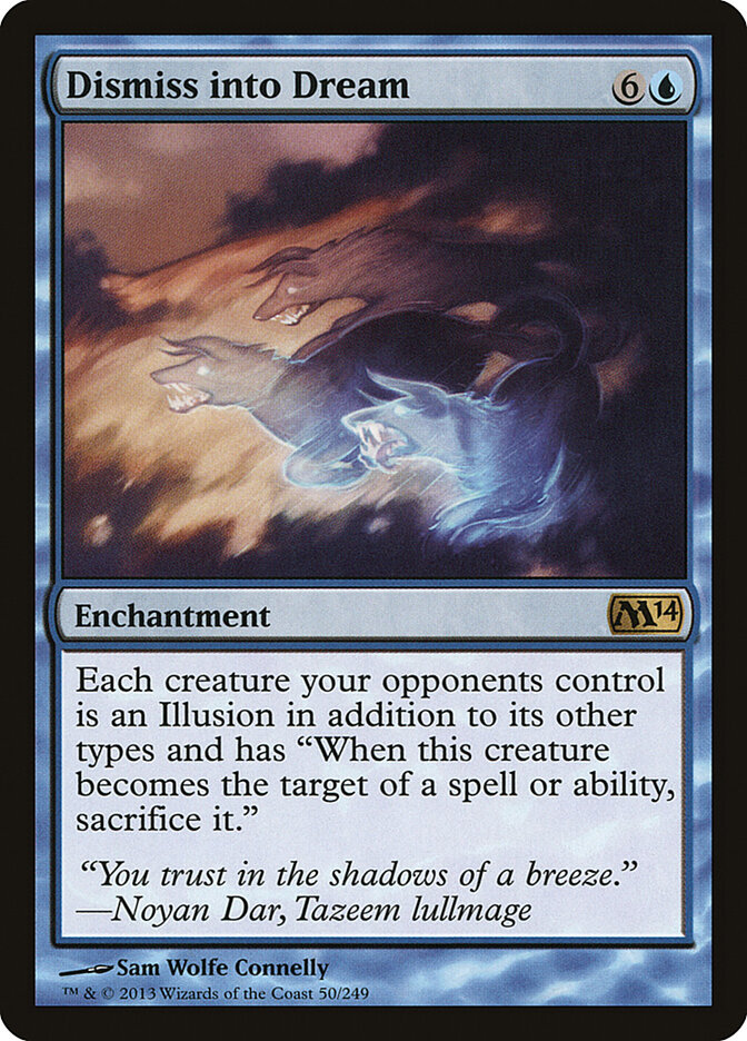 Dismiss into Dream card front