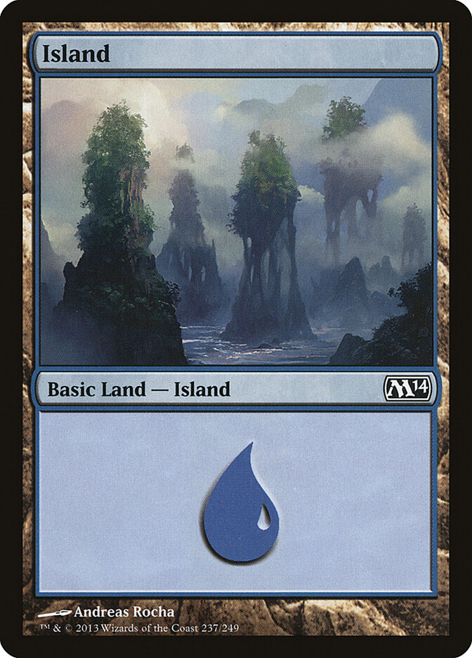 Island card front