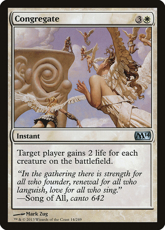 Congregate card front