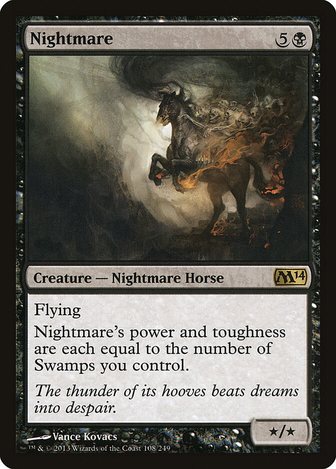 Nightmare card front