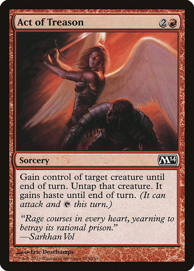 Act of Treason card front