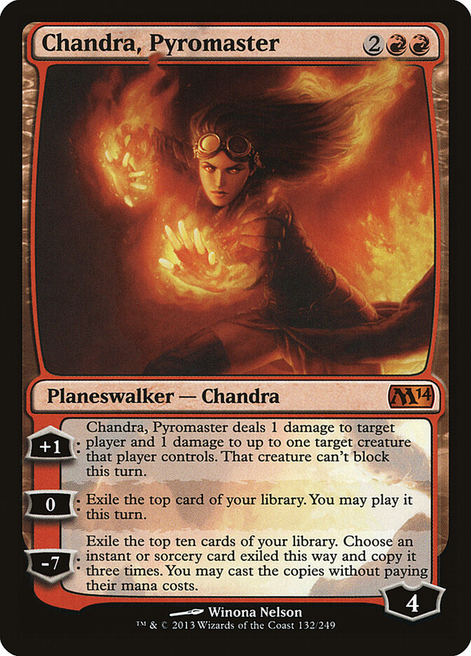 Chandra, Pyromaster card front