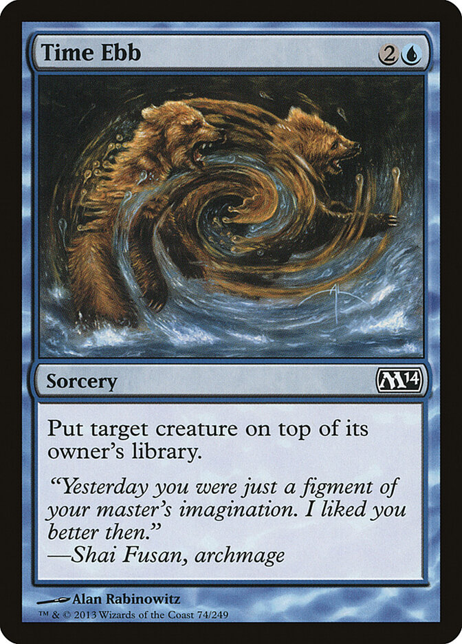 Time Ebb card front