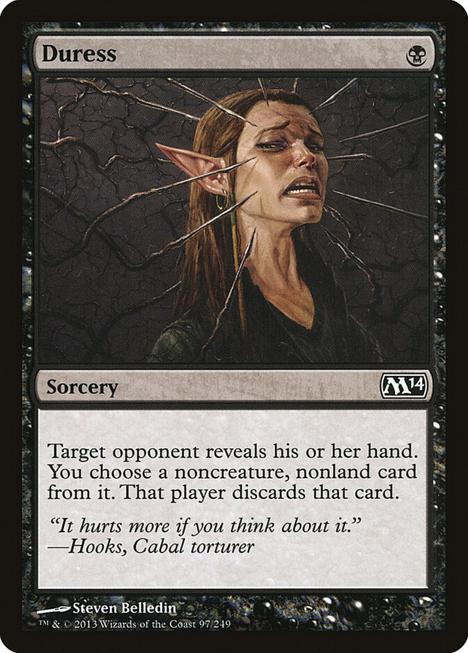 Duress card front