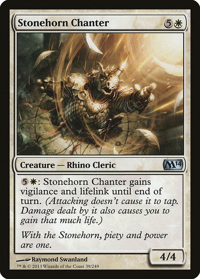Stonehorn Chanter card front