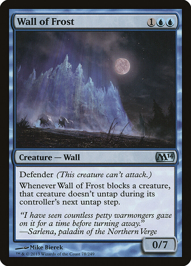 Wall of Frost card front