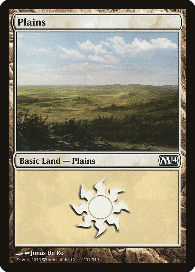 Plains card front