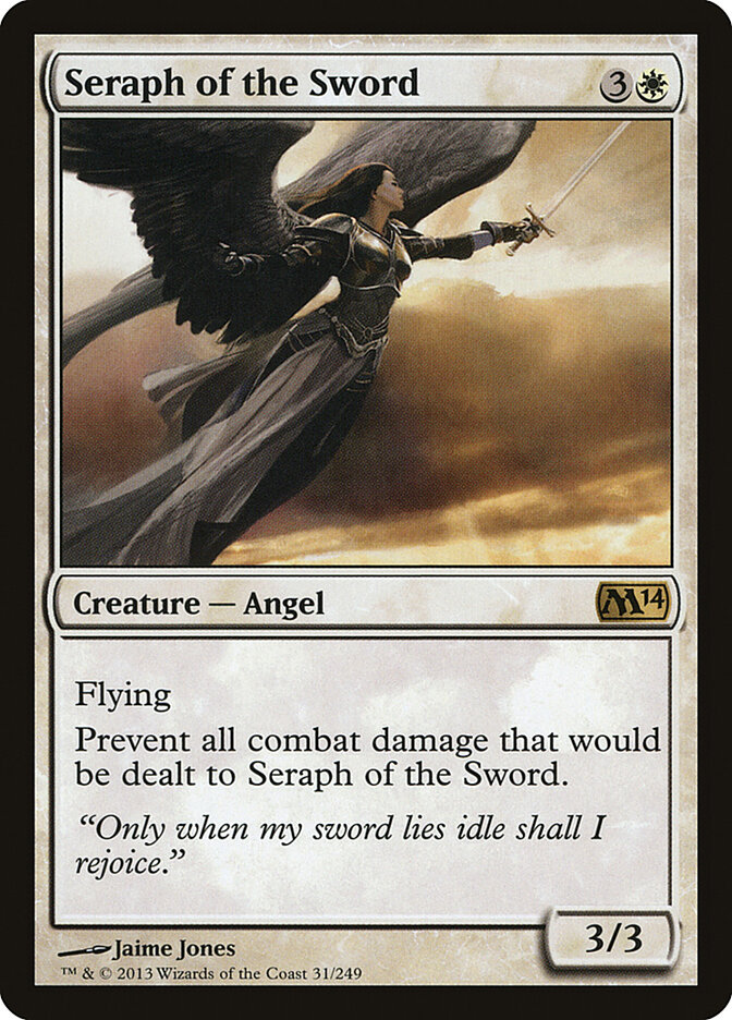 Seraph of the Sword card front