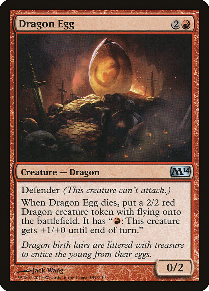 Dragon Egg card front