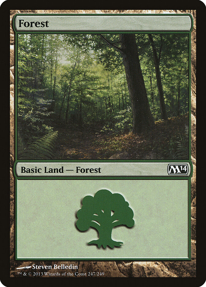 Forest card front