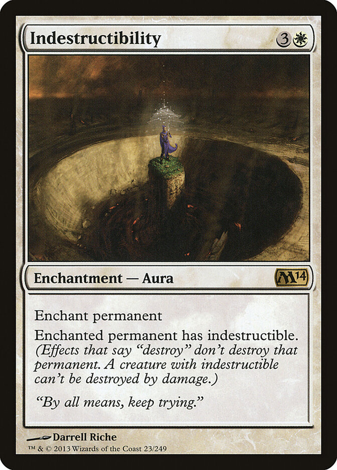 Indestructibility card front