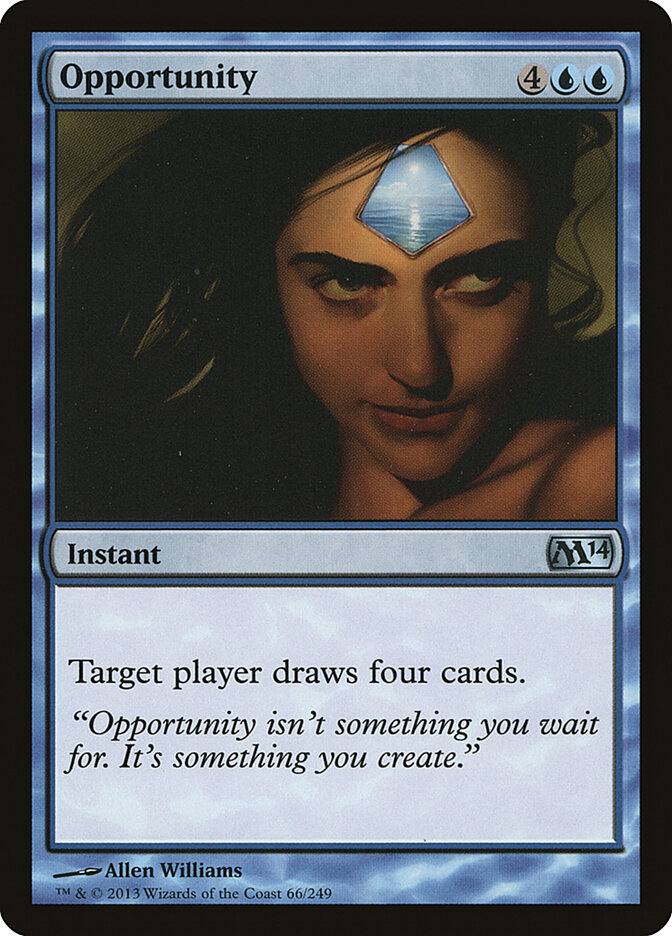 Opportunity card front