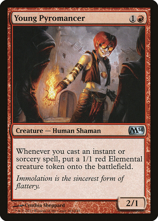 Young Pyromancer card front
