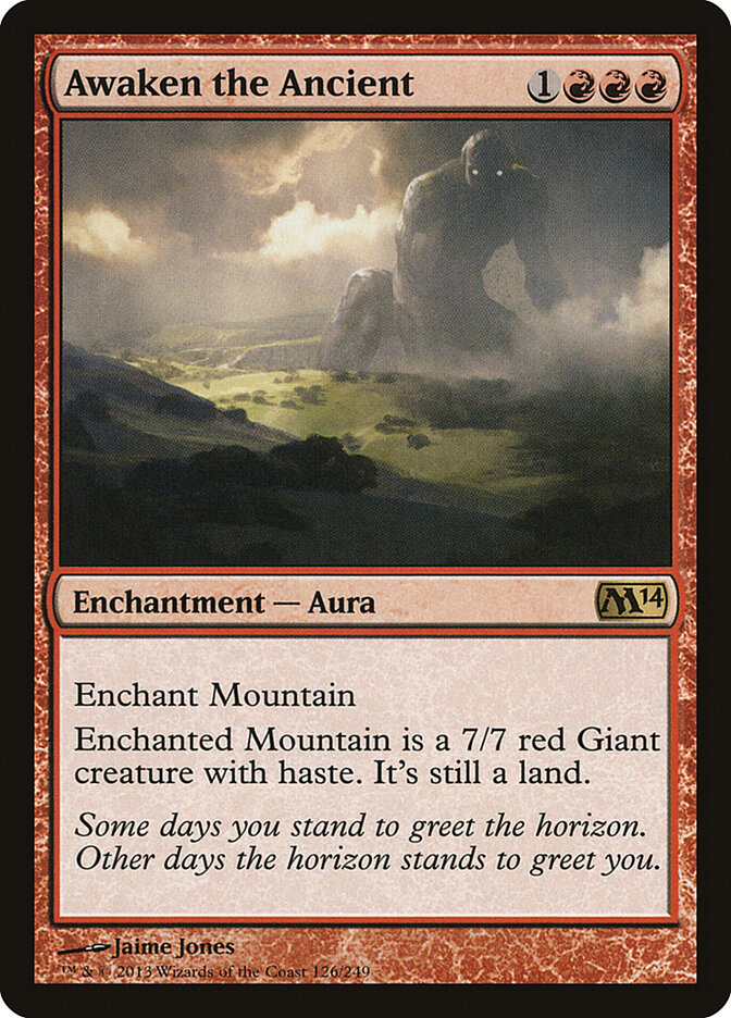 Awaken the Ancient card front