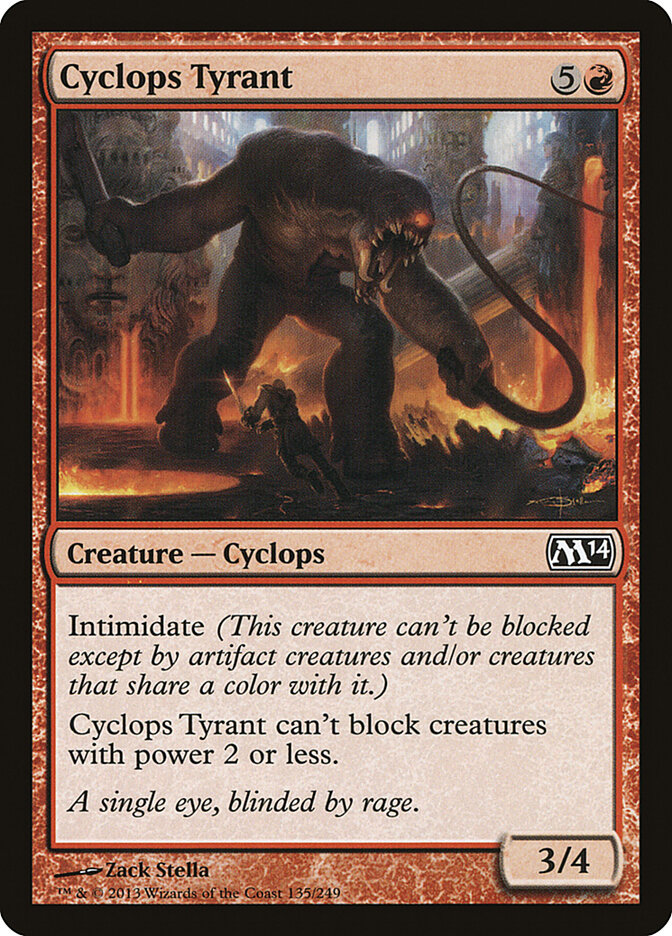 Cyclops Tyrant card front