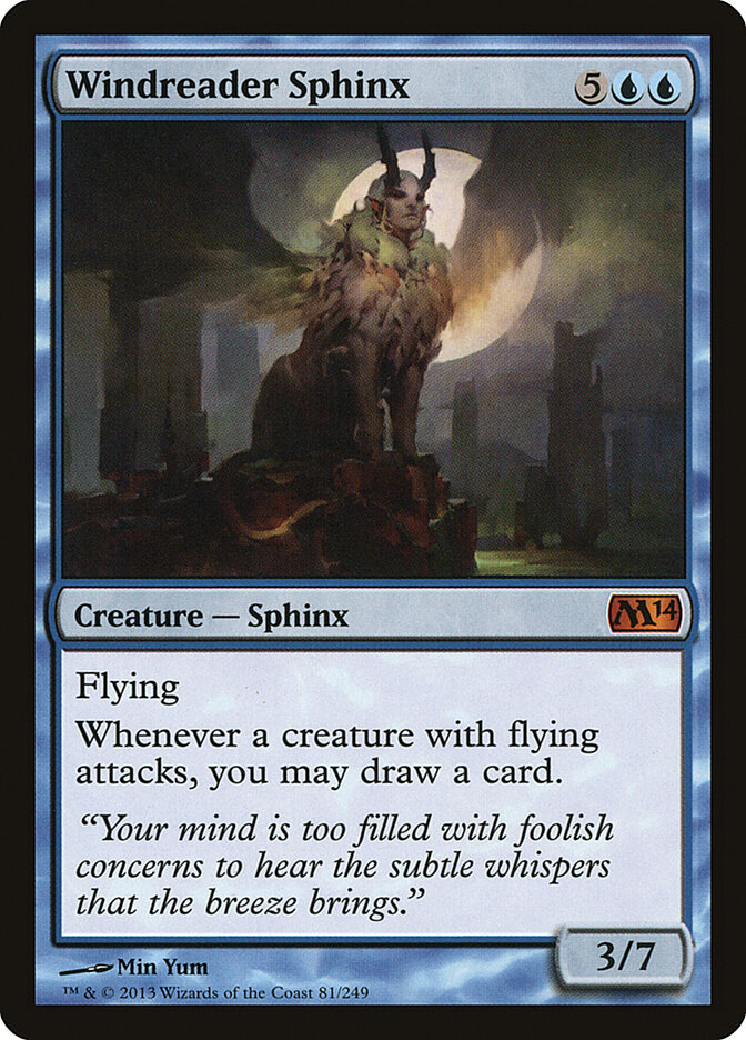 Windreader Sphinx card front