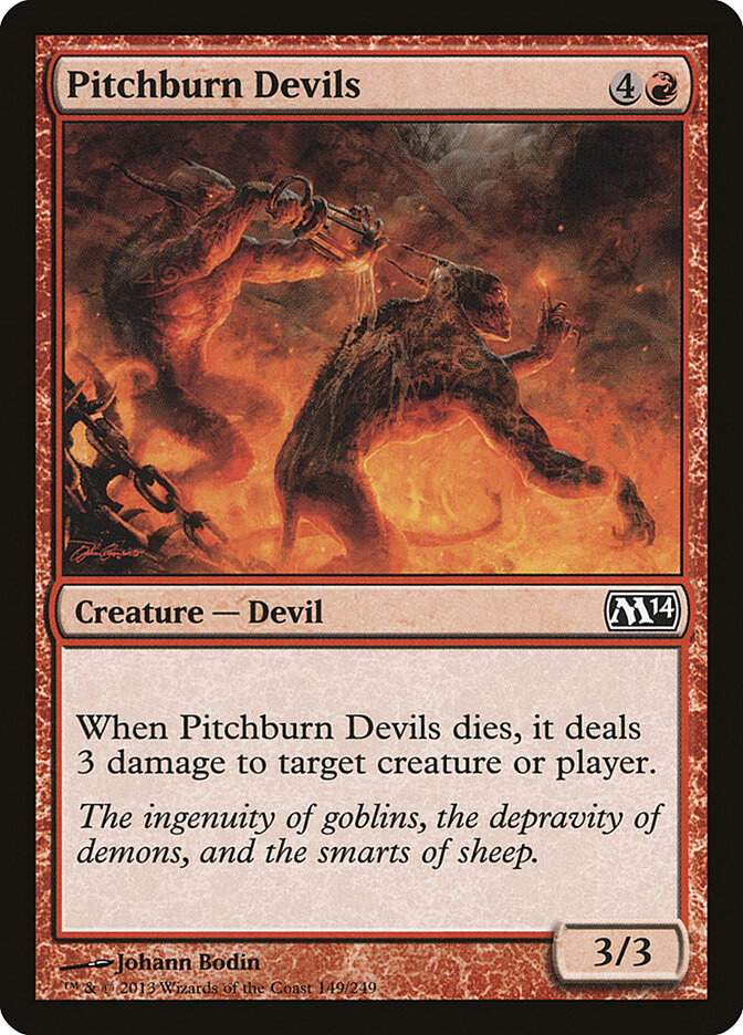 Pitchburn Devils card front