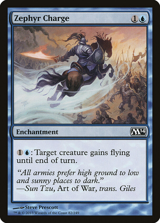 Zephyr Charge card front