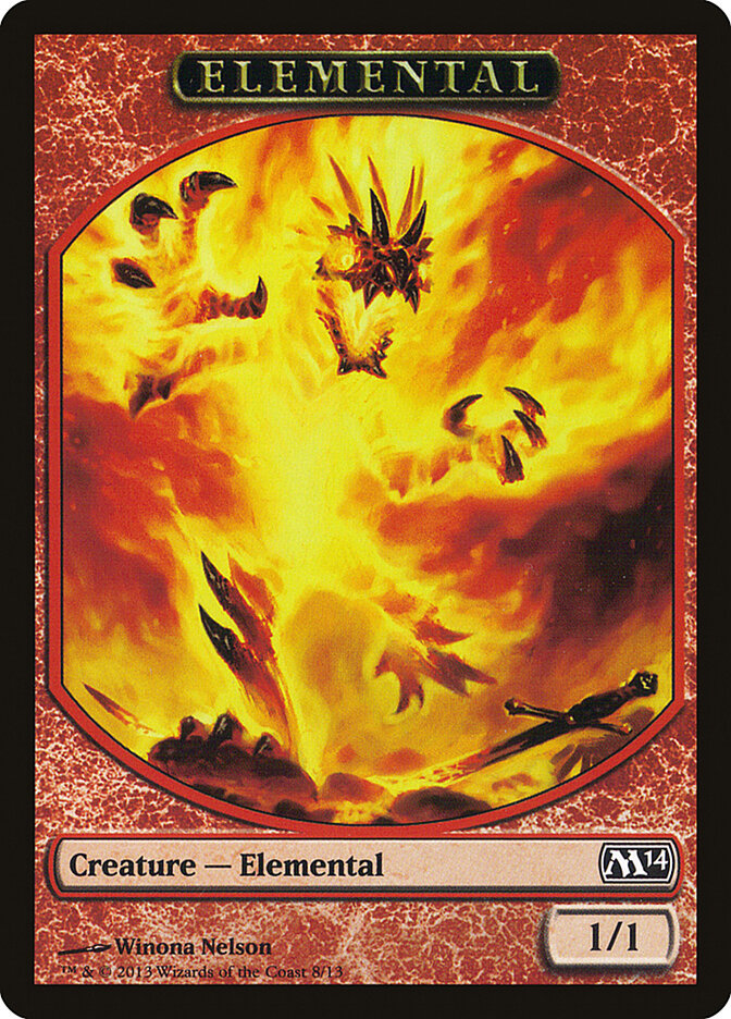 Elemental card front