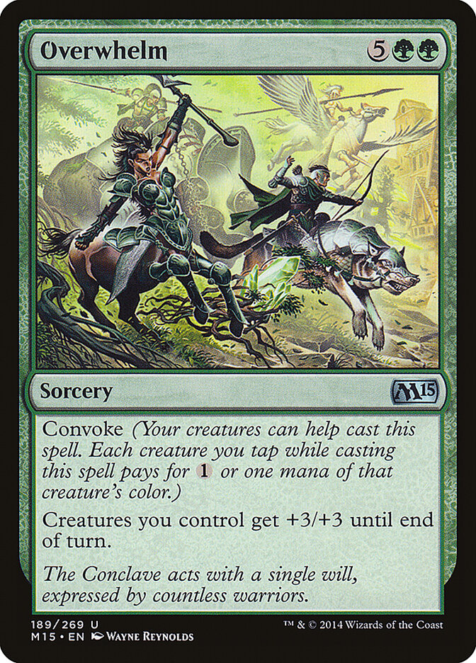 Overwhelm card front
