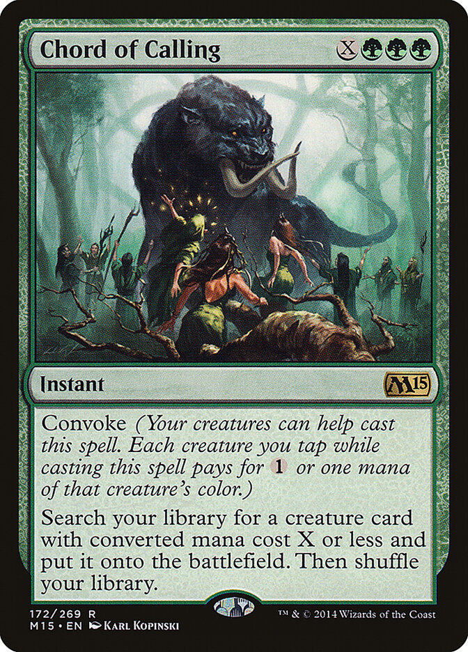 Chord of Calling card front