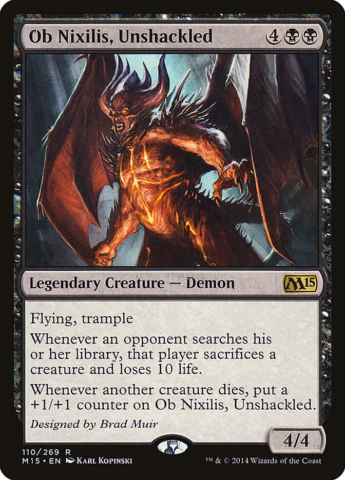 Ob Nixilis, Unshackled card front